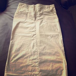 Duck Head Long Khaki skirt